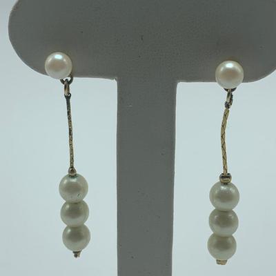 Collection of Pearl Necklaces, Earrings, & Brooches (B1-HS)