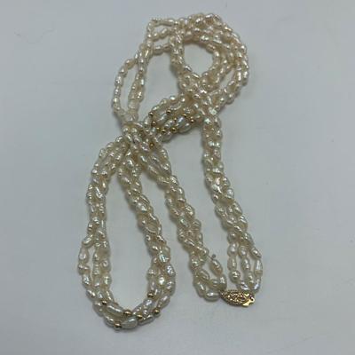 Collection of Pearl Necklaces, Earrings, & Brooches (B1-HS)