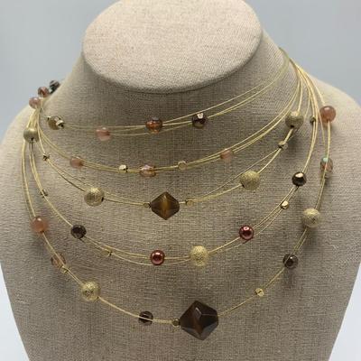 Chain & Beaded Necklaces with Pearls & More (B1-HS)