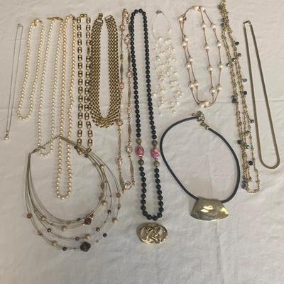 Chain & Beaded Necklaces with Pearls & More (B1-HS)