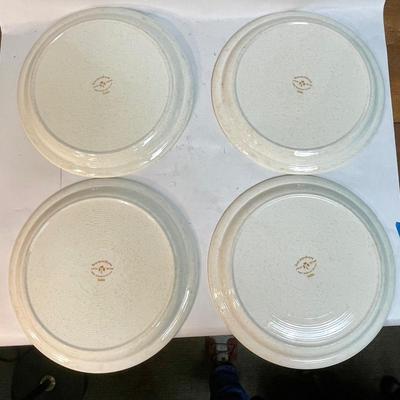 Set of 4 Stoneware Plates from Ireland