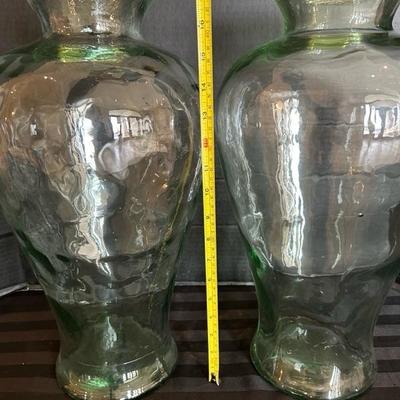 Lot 366 Glass vases home decor