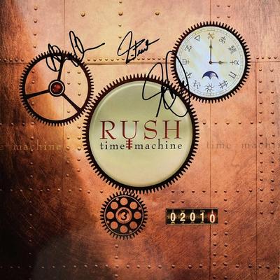 Rush signed Time Machine Tour Book