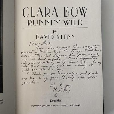 Rex Bell Jr. signed book by David Stenn 