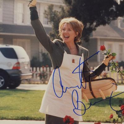 Annette Bening signed movie photo