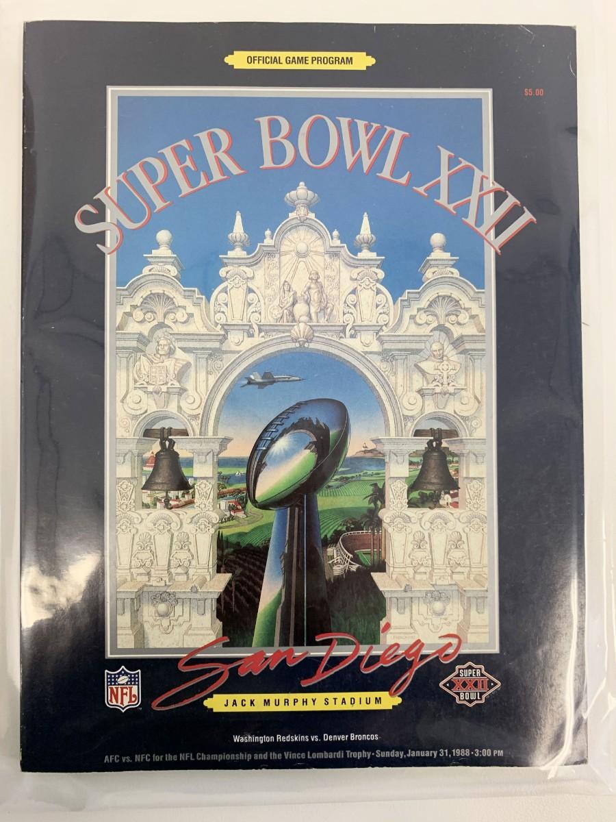Super Bowl XXII 1988 Official Game Program | EstateSales.org