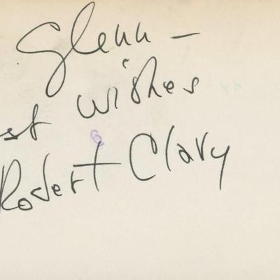 Robert Clary signature cut