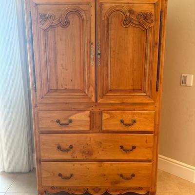 Lot 372 Wood Armoire
