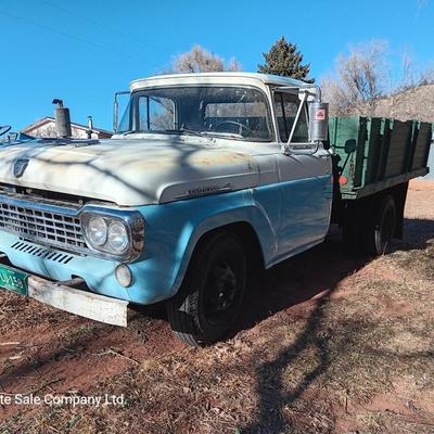 1958 Ford F-350 Dump bed farm truck 68K miles