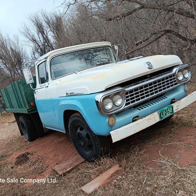 1958 Ford F-350 Dump bed farm truck 68K miles