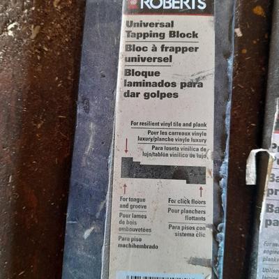 Robert's Pro pull bar and Universal tapping block Tools for Laminate floor installation