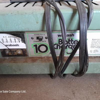 Cable type Tire chains - battery charger and new universal Muffler clamps
