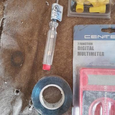 New 7 function Digital Multimeter and electrical hardware
