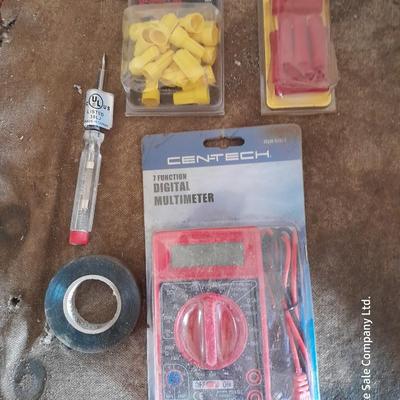 New 7 function Digital Multimeter and electrical hardware