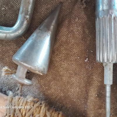Assortment of hand tools - sockets - driver bits - and more