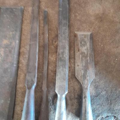 Variety of chisels
