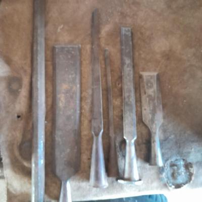 Variety of chisels