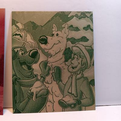 Tin / metal lasered artwork cartoon characters - Scooby - care bears - Cinderella