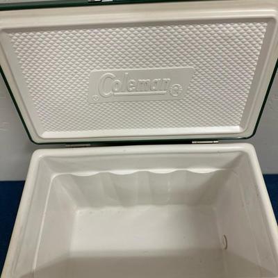 Lot 287 vintage metal Coleman ice chest 1â€˜,6â€œ wide