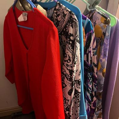 Lot of womenâ€™s large tops
