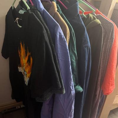 Lot of menâ€™s clothes