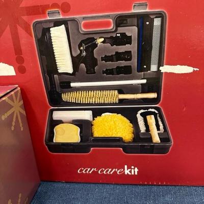 Lot 295 Seven in one vacuum and air compressor and car care kit