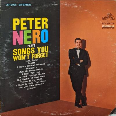 Peter Nero Plays Songs You Won't Forget Album