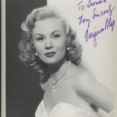 The Best Years of Our Lives Virginia Mayo signed photo