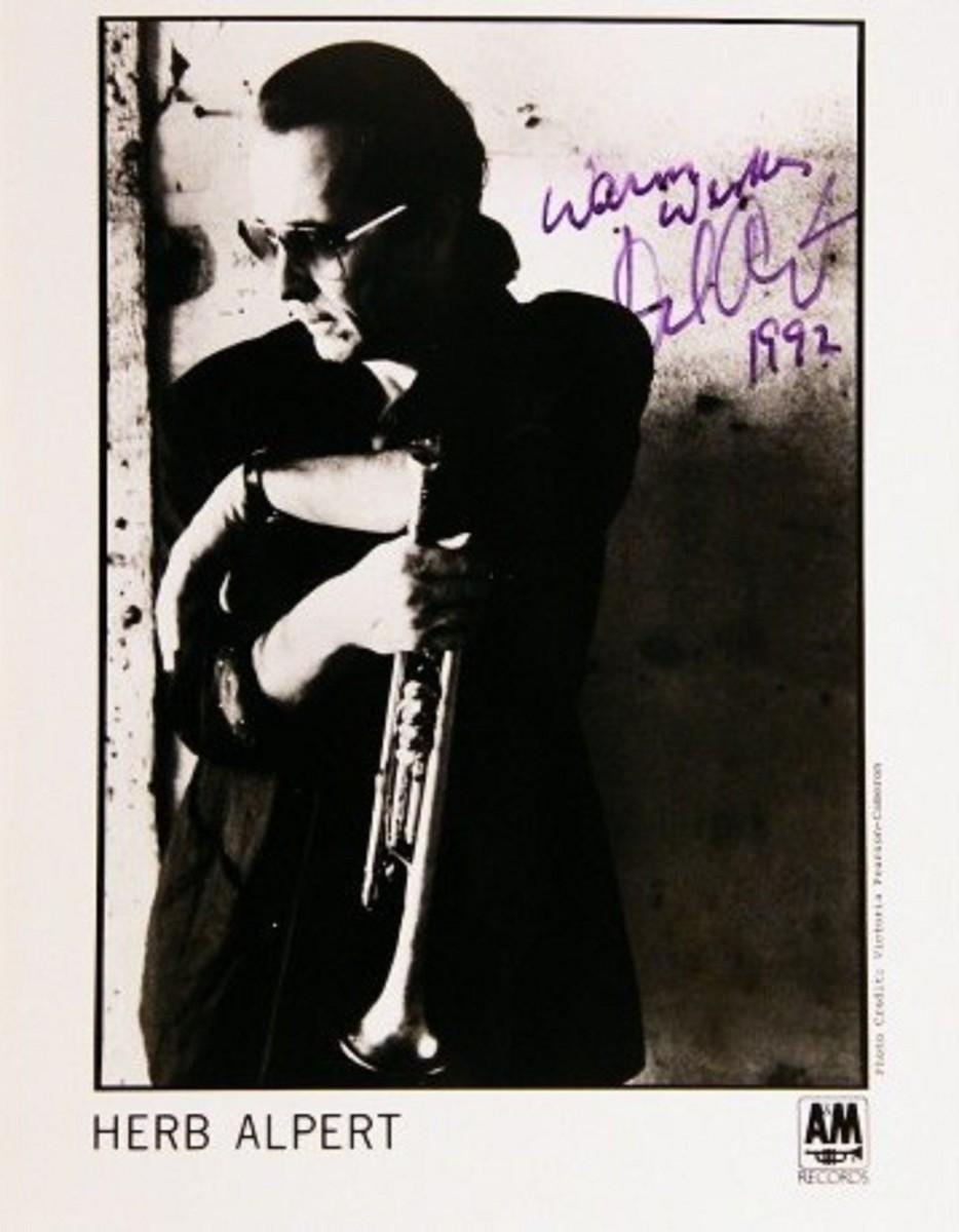 Herb Alpert signed photo | EstateSales.org