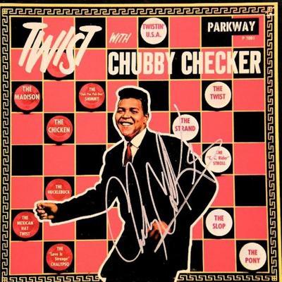 Chubby Checker Your Twist Party With The King Of Twist signed album