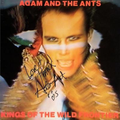 Adam and the Ants Kings Of The Wild Frontier signed album 