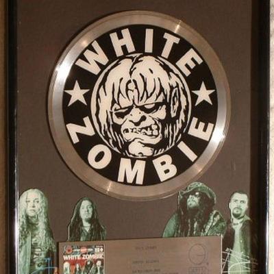 White Zombie Double Platinum Record Award
