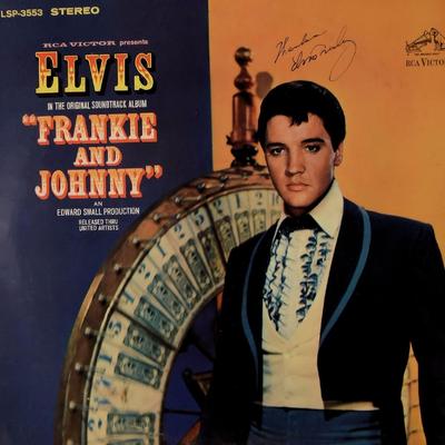 Elvis Presley signed Frankie And Johnny album