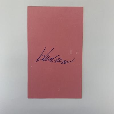 Hank Aaron original signature