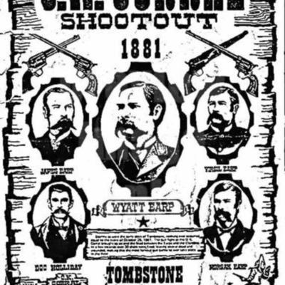 Tombstone O.K. Corral Shootout Poster reprint