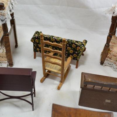 Lot of Vintage Doll House Furniture