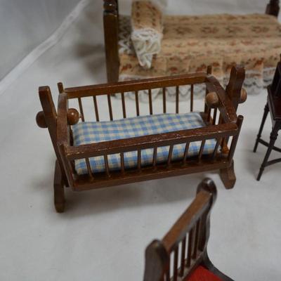 Lot of Vintage Doll House Furniture