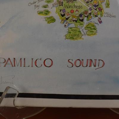 Signed by Artist Printâ€ Pamlico Soundâ€ by Jim Mitchem