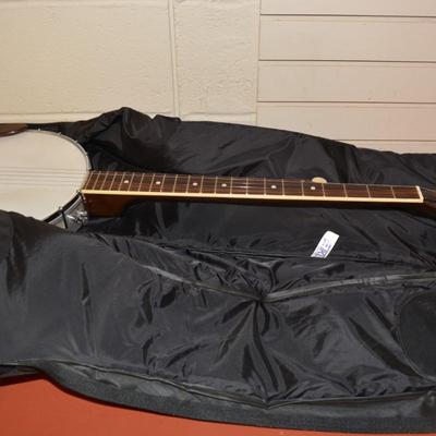 60â€™s LERO Open Back 5 String Banjo with Gig Bag 38.5â€x12â€x3â€