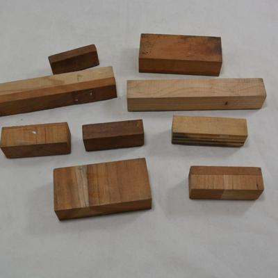Lot of Vintage Advertising Print Blocks