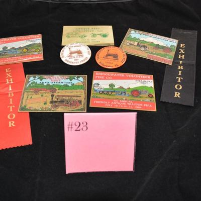 Vintage Bridgewater VA Vol. Firemanâ€™s Auto-Steam-Gas Brass Plates