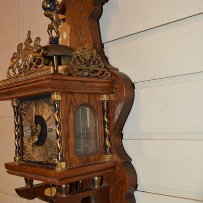 John Wadell (JWA) WUBA Zandaam Wall Clock 18â€x7.5â€x5.25â€