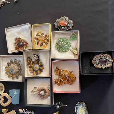 Napier & More Brooches, Inc. Sets, Heide Daus Watch, Xmas Plus Much More (B3-RG)