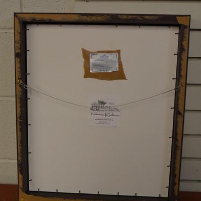Framed/Matted NORMAN KIRK â€œMission Basilica San Buenaventuraâ€ 21x18