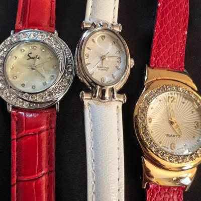 Ladies Leather-Strap Watches & More (B3-RG)