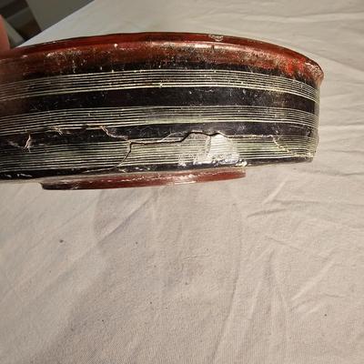 Burmese Lacquerware Betel Box & Hindu Goddess Plaque (BS-JS)