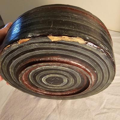 Burmese Lacquerware Betel Box & Hindu Goddess Plaque (BS-JS)