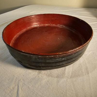 Burmese Lacquerware Betel Box & Hindu Goddess Plaque (BS-JS)