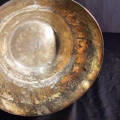 Vintage Burmese Silver Colored Bowl (BS-JS)