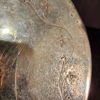 Vintage Burmese Silver Colored Bowl (BS-JS)